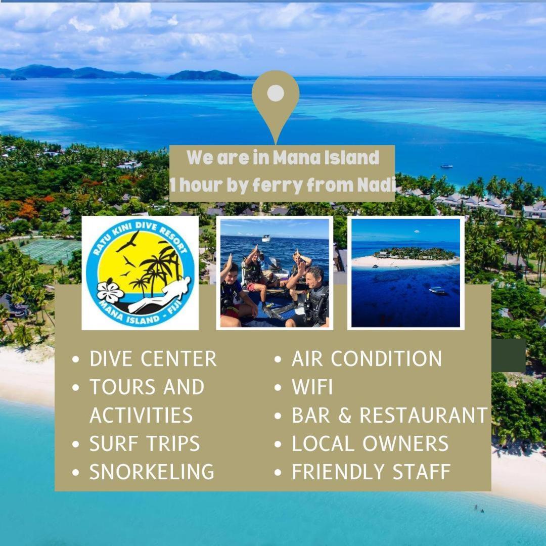 Ratu Kini Dive & Stay Mana Island Exterior foto